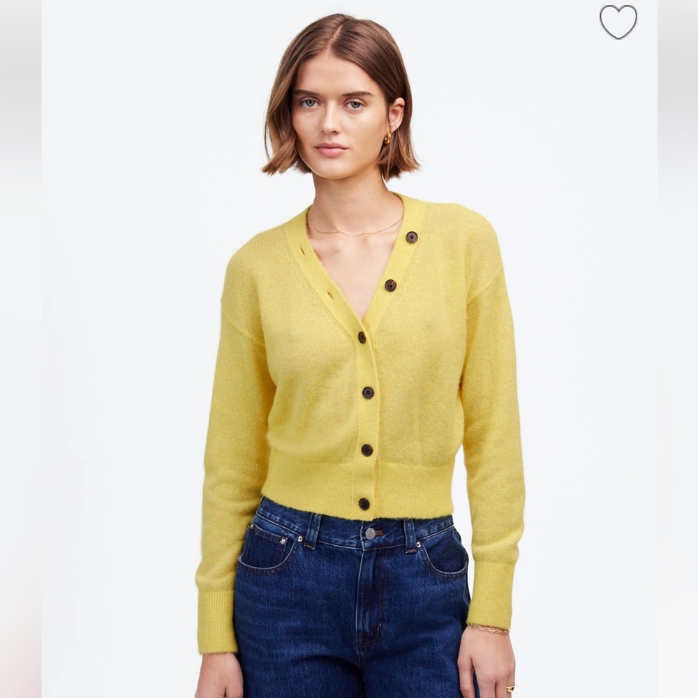 Madewell Alpaca-Blend V-Neck Cardigan